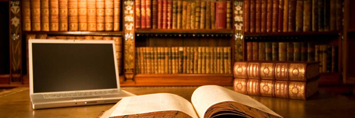 Bible study book and computer